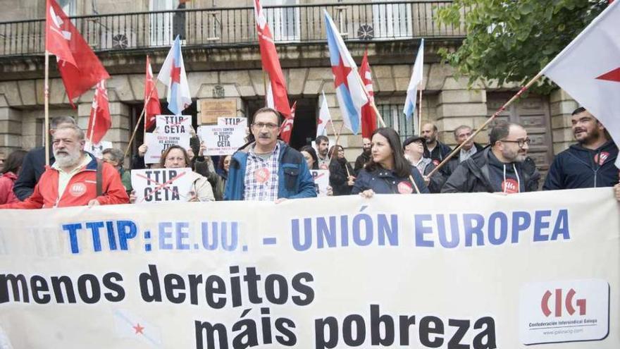 A Coruña se suma a la protesta contra el TTIP