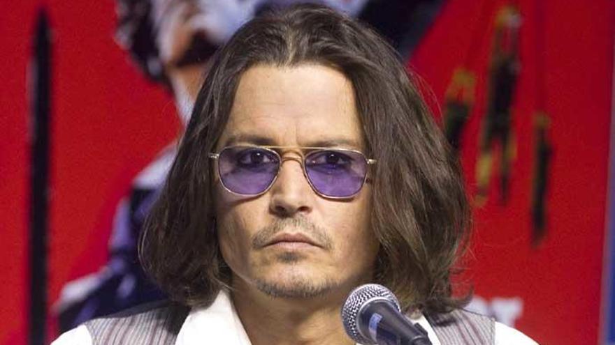 El actor Johnny Depp.