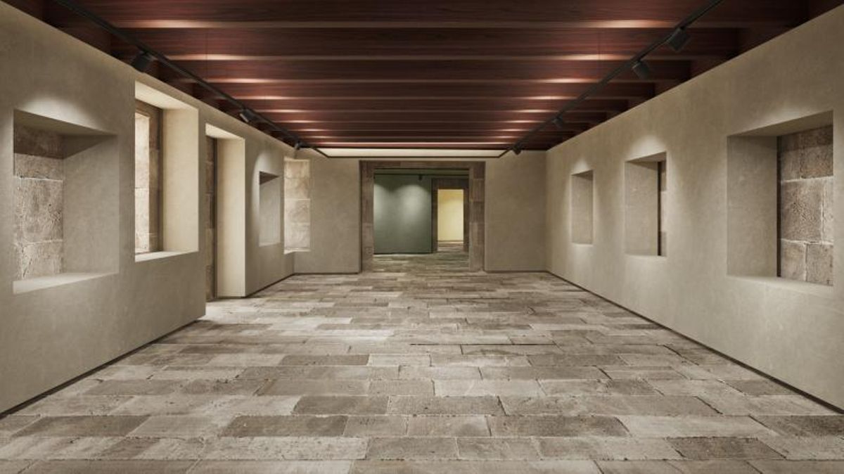 recreación de una de las salas de los edificios reformados. | // MUSEO