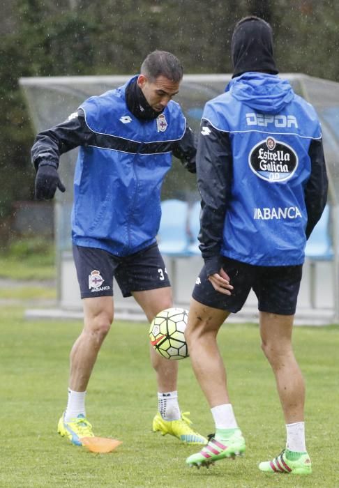 Entrenamiento bajo la lluvia