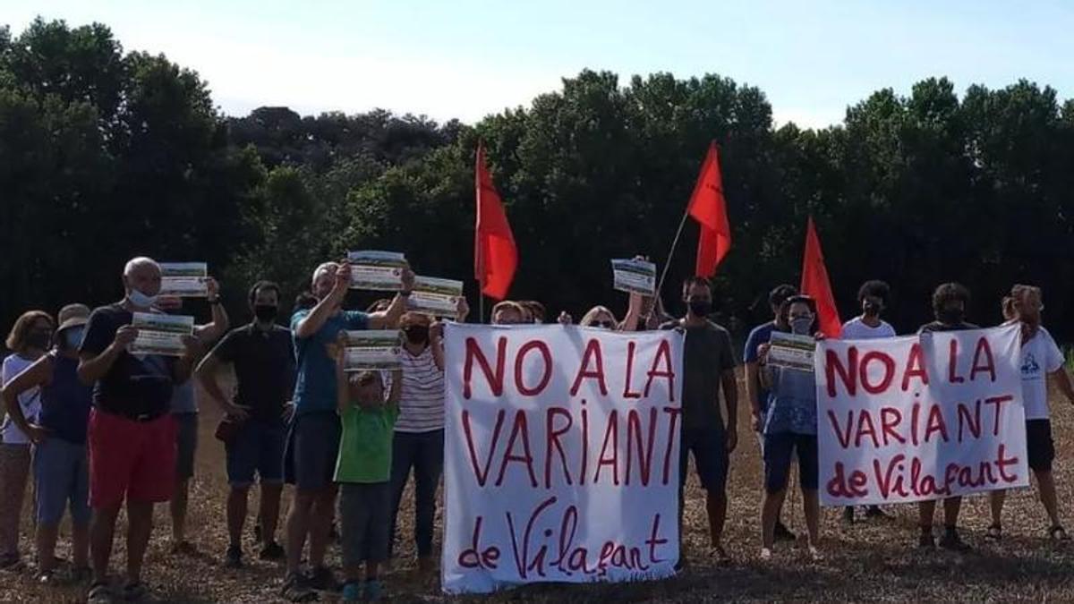 Una protesta contra el projecte, en una imatge d'arxiu.