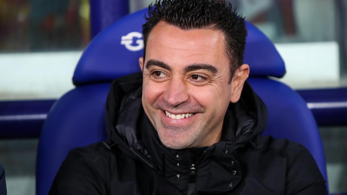 El técnico del FC Barcelona, Xavi Hernández.