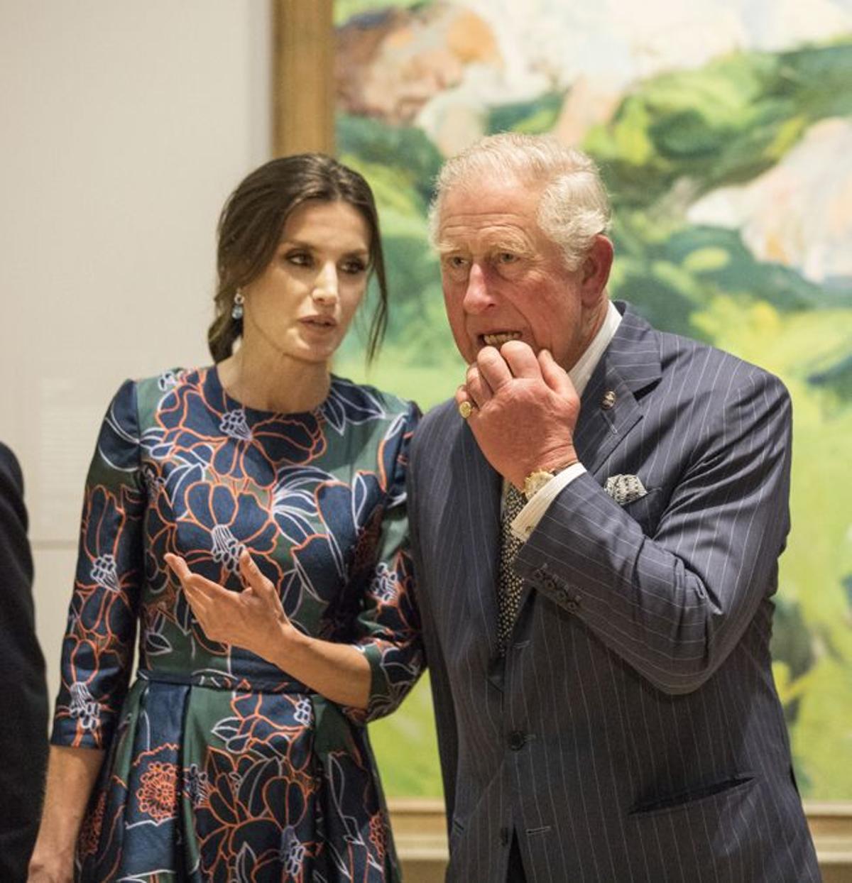Letizia Ortiz y el Príncipe Carlos de Inglaterra inauguran la exposición &quot;Sorolla: spanish master of light&quot; en la National Gallery