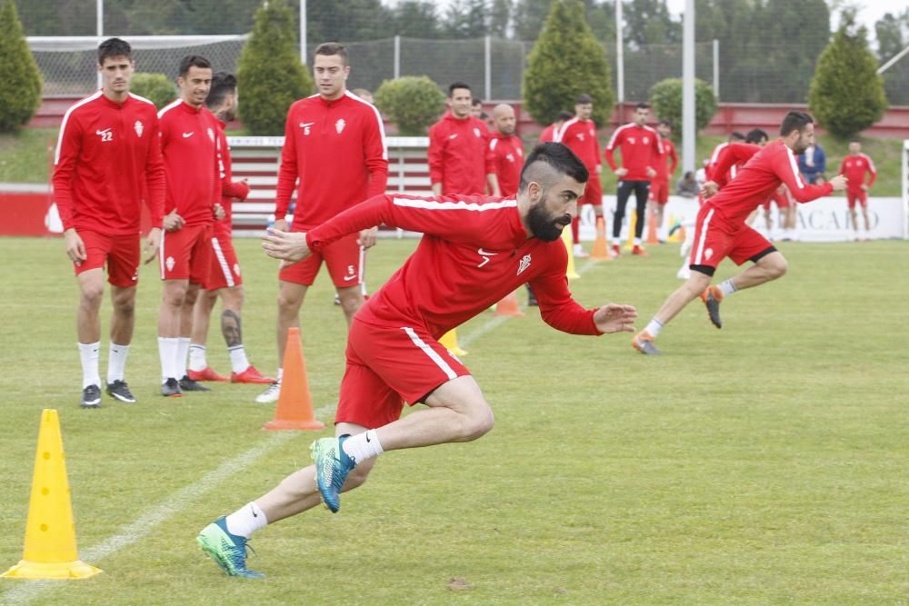 Entrenamiento del Sporting