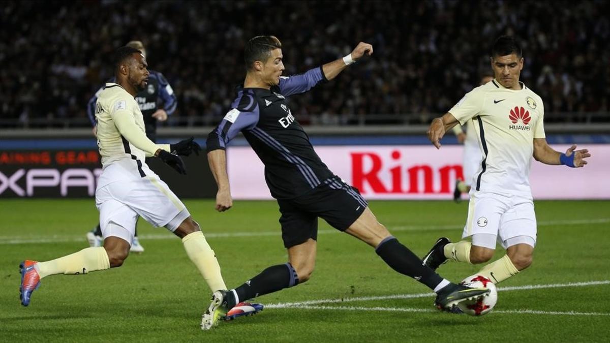 Cristiano no ha estado especialmente brillante en la segunda semifinal del Mundial de Clubs.