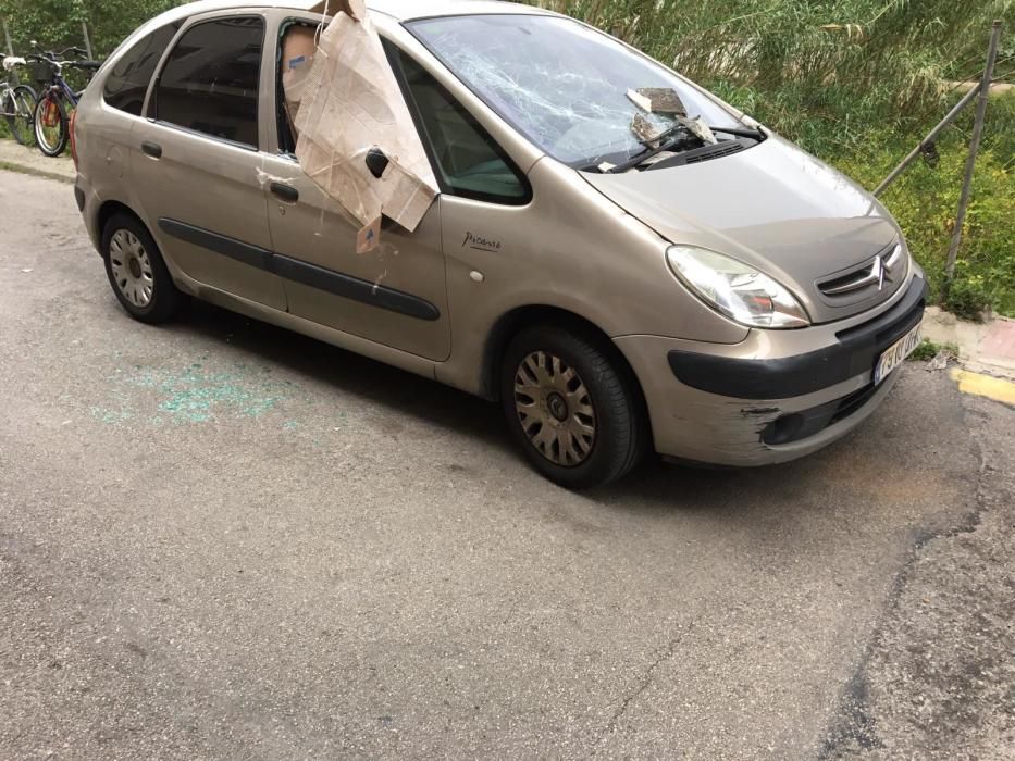 El temporal de viento provoca numerosos inciedentes en Sóller