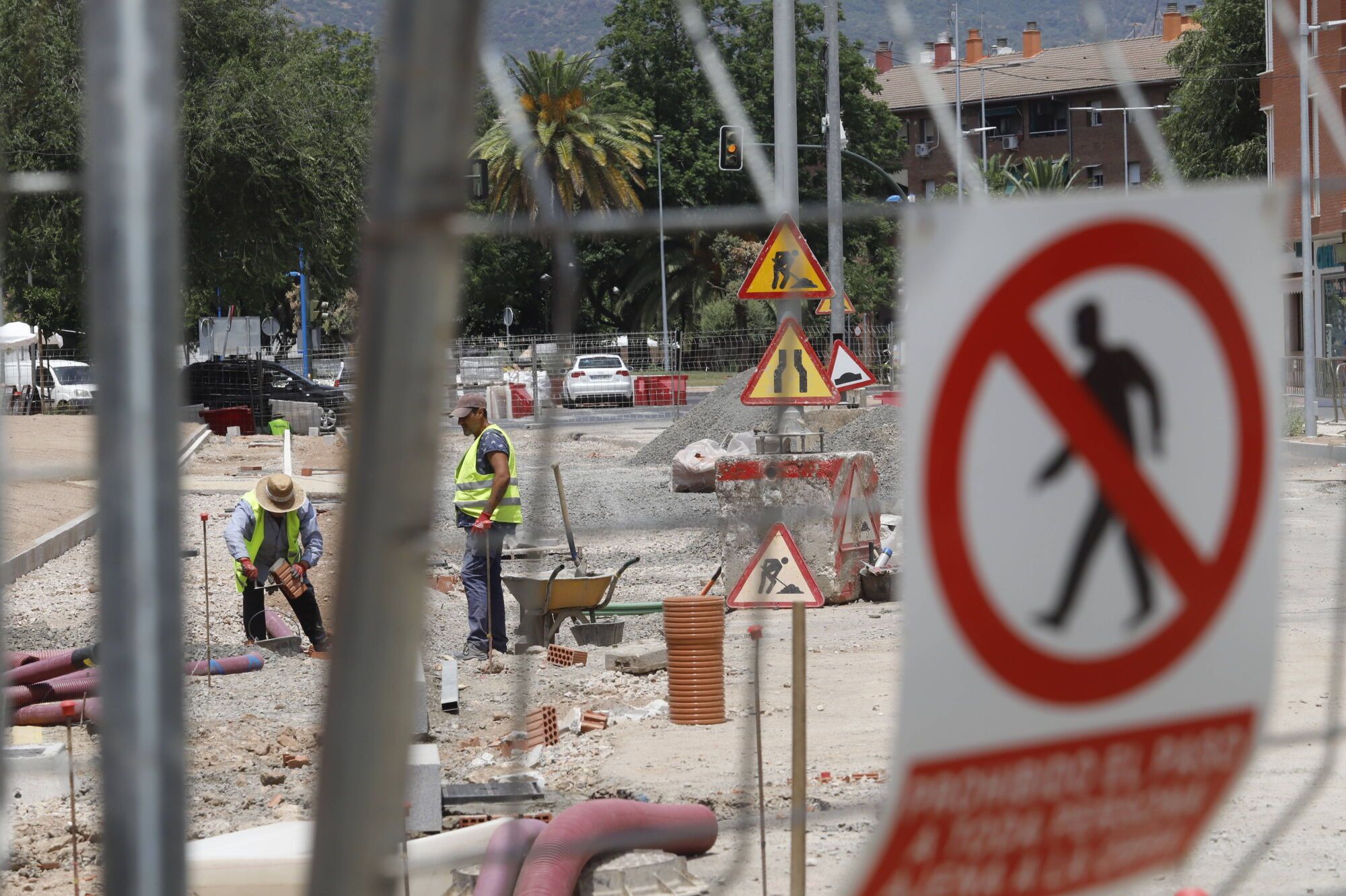 Nuevo retraso en las obras de la avenida de Trassierra