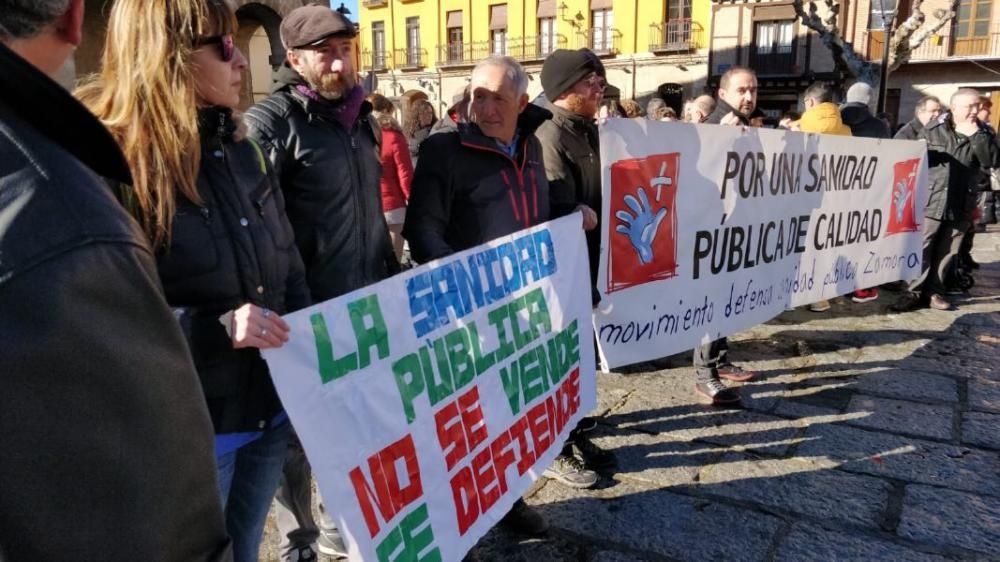 Manifestación en defensa de la Sanidad en Toro