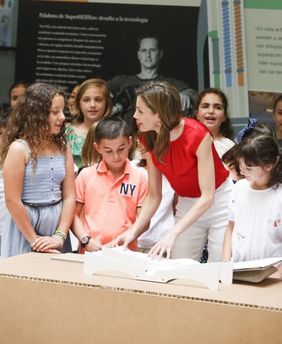 Visita de la Reina Letizia al colegio Quirinal