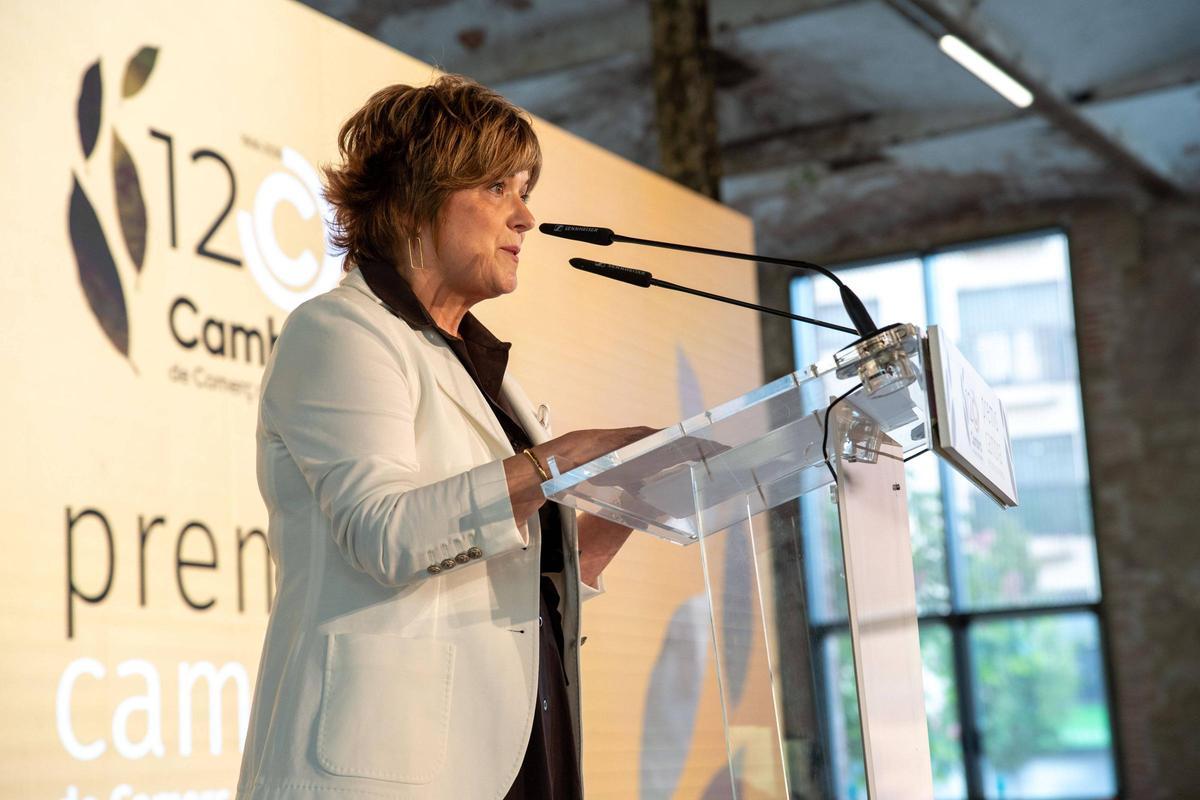 Sílvia Gratacòs, amfitriona de la festa en el seu últim gran acte com a presidenta cameral