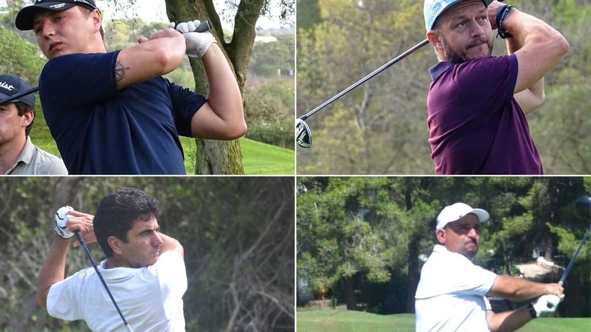 Participantes el el Campeonato de Balears de golf.