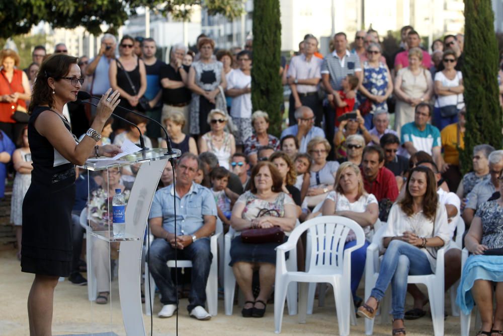 Inauguración del monumento homenaje a las víctimas del metro en el décimo aniversario del accidente