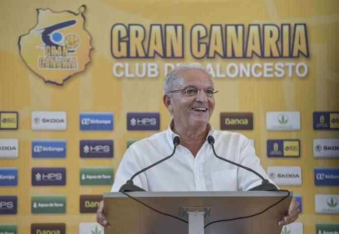 LAS PALMAS DE GRAN CANARIA A 31/05/2017. Rueda de prensa de Miguelo Betancor, presidente del Gran Canaria Club de Baloncesto. FOTO: J.PÉREZ CURBELO