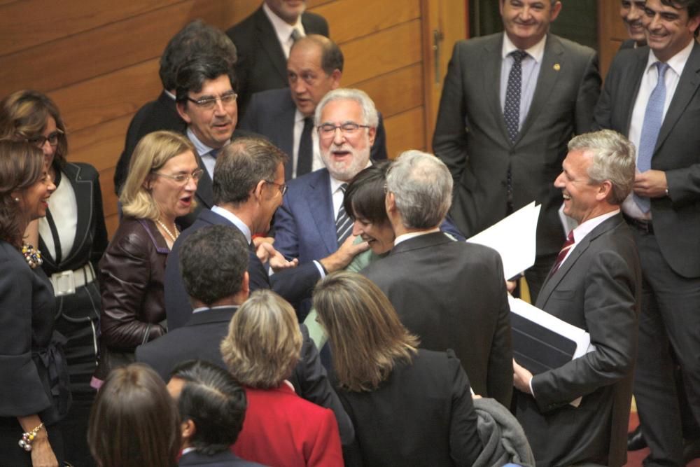 Feijóo, reelegido presidente de la Xunta