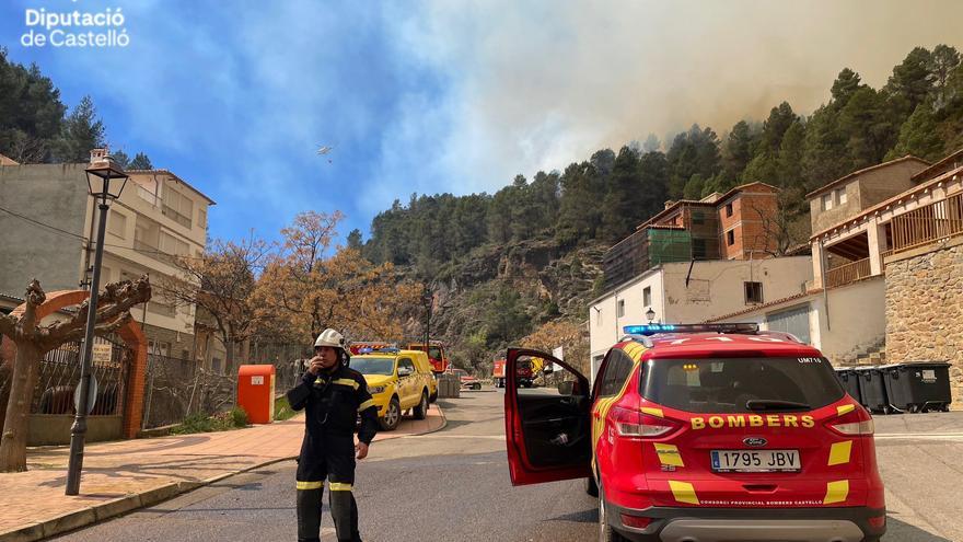 Incendio en Montán