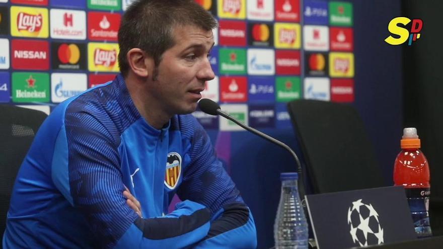 Valencia CF-Chelsea: Rueda de prensa de Albert Celades