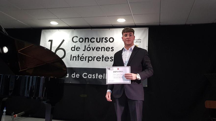 Un saguntino gana el concurso de Jóvenes Intérpretes de Castelnovo