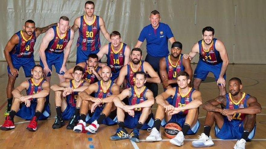 Imagen de la nueva plantilla del Barça para la temporada 20/21.