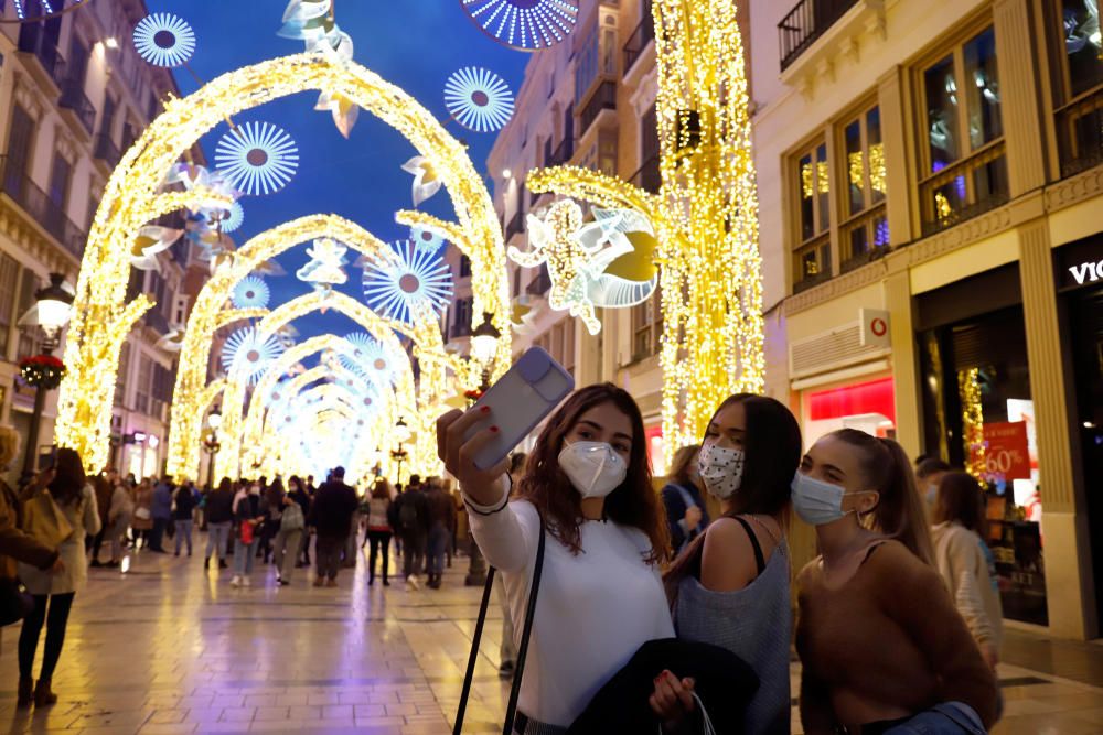 Encendido de las luces de Navidad del Centro de Málaga