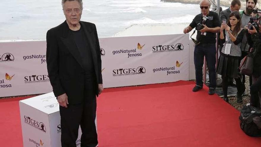 Christopher Walken, ayer en Stges. // Efe