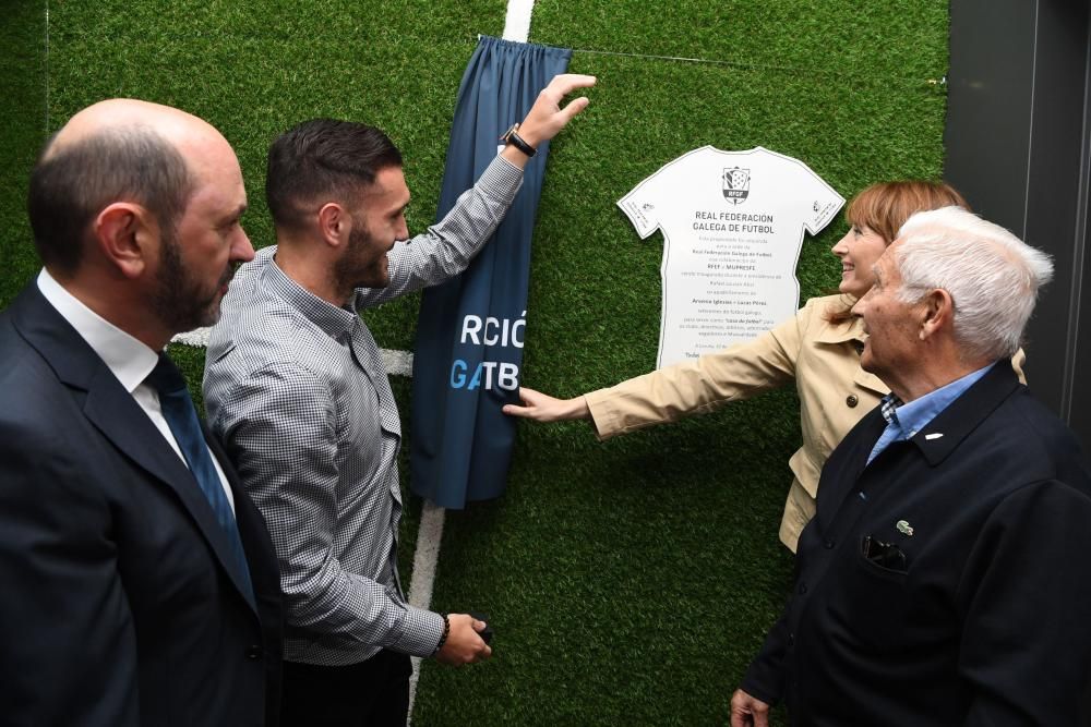 Lucas y Arsenio, en la inauguración de la sede de