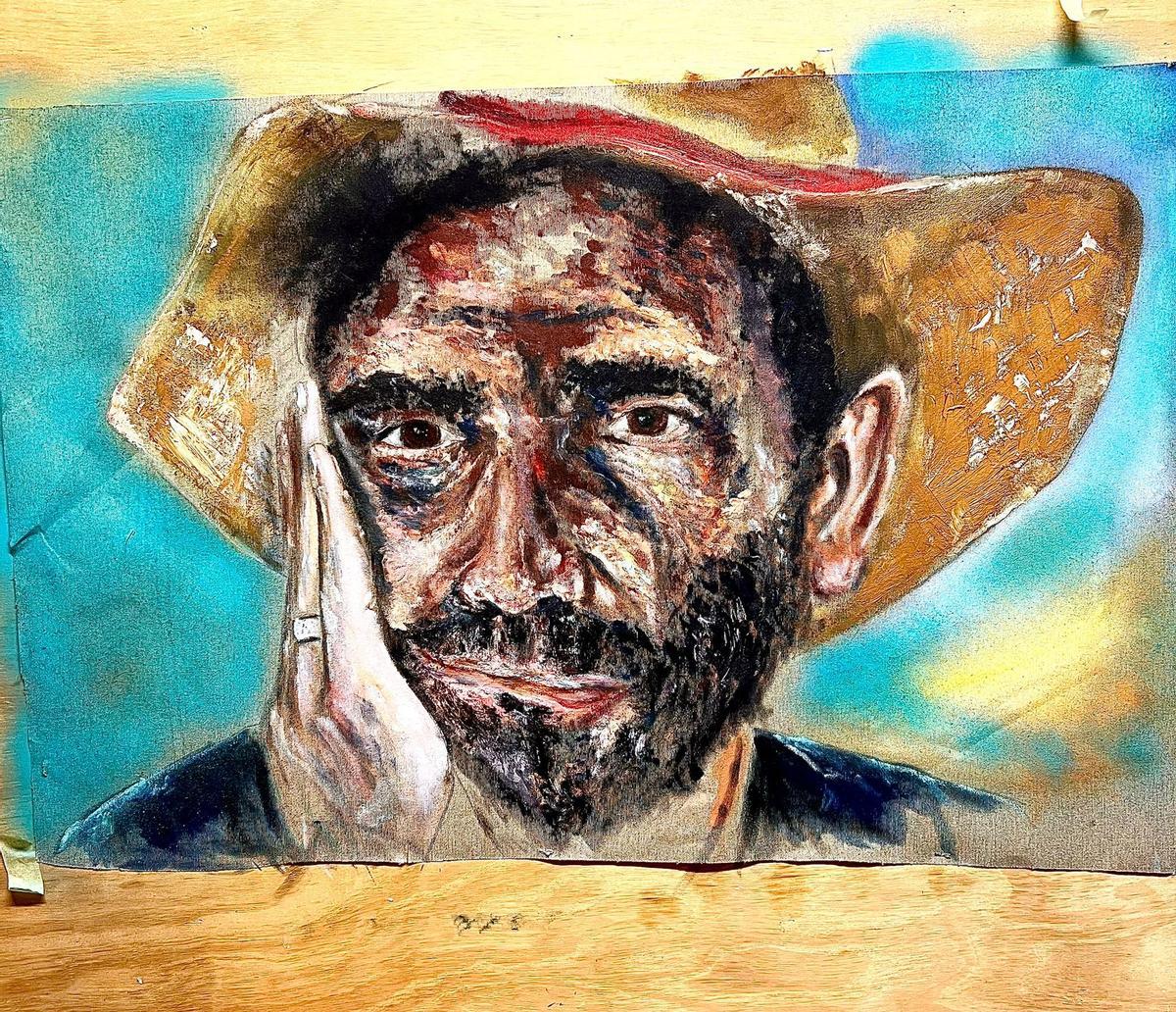 Uno de los cuadros pintados por Tulio Di Lorenzo