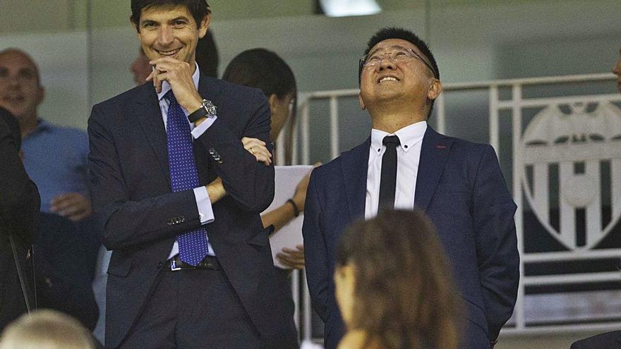 Kim Koh, en un partido en Mestalla ante el Alavés.