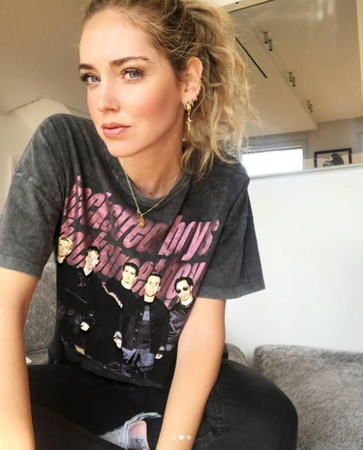 Chiara Ferragni tiene la camiseta que tu 'yo' adolescente desea