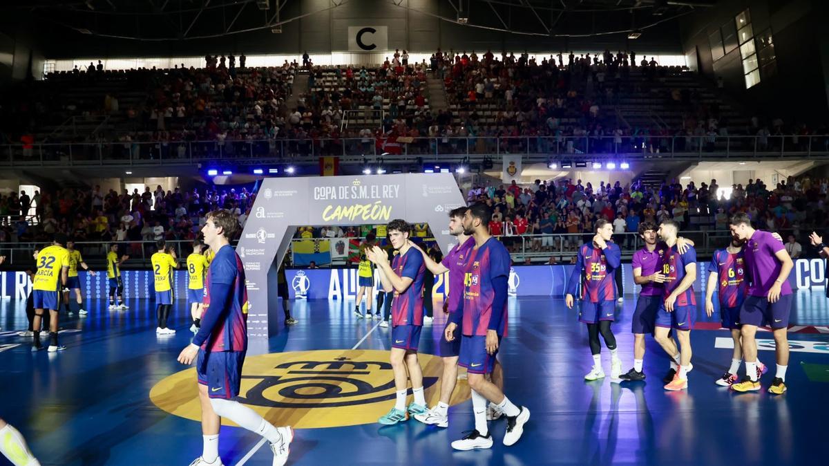 Estas son las imágenes de la final de la Copa del Rey de Balonmano en Alicante