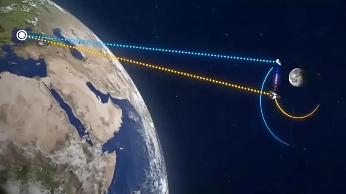 China logra la primera telemetría láser diurna en el espacio Tierra-Luna