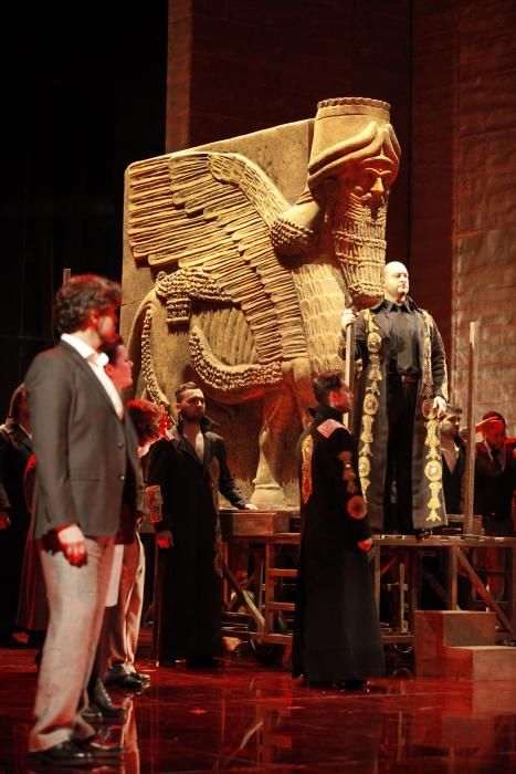 Ensayo general de la ópera Nabucco en Gijón