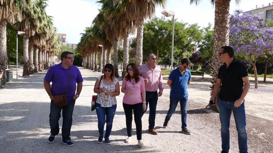 Castejón comprobó in situ las deficiencias del Parque.