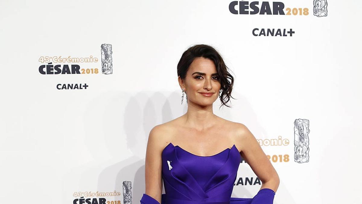 Penélope Cruz, espectacular en los premios César en París