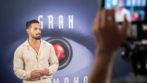 Un concursante presentándose a un casting de un Gran hermano anterior.