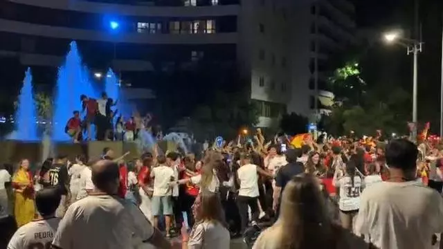 Vídeo | La celebración en Badajoz de la clasificación de España para la final del Mundial