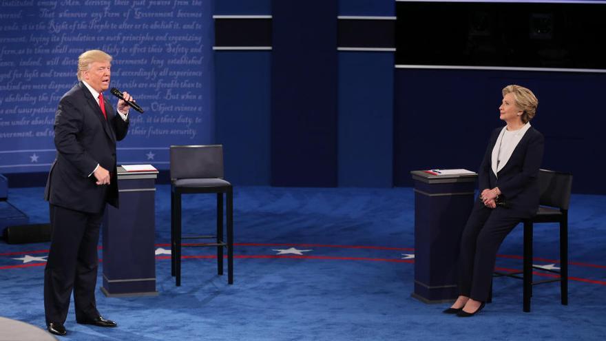 Segundo debate electoral entre Hillary Clinton y Donald Trump