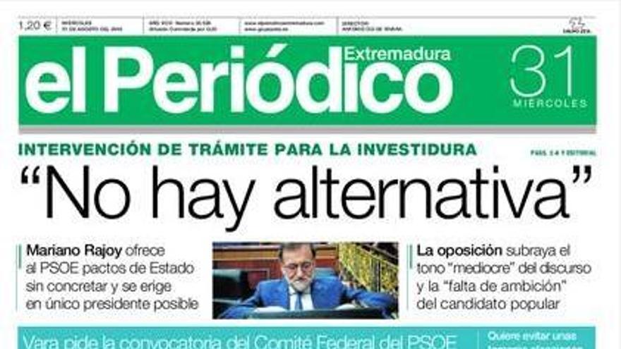 La Portada de El Periódico Extremadura