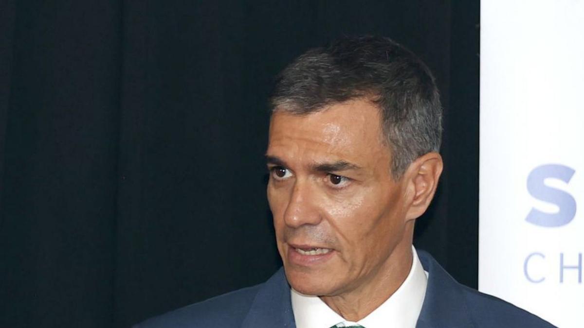 El president de  l’Executiu i líder del PSOE, Pedro Sánchez.
