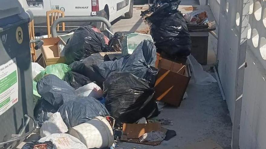 Uno de los vertidos de basura.
