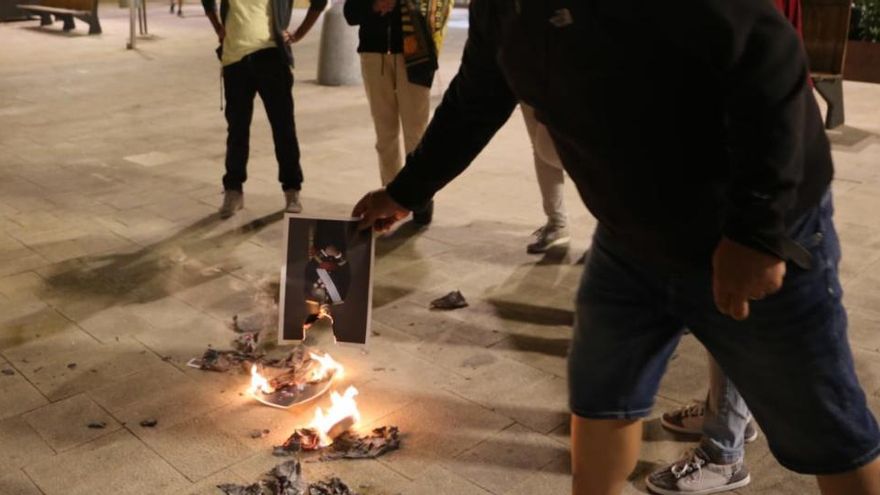 Una de les accions contundents que s&#039;han fet aquest dijous a la nit a l&#039;Escala.