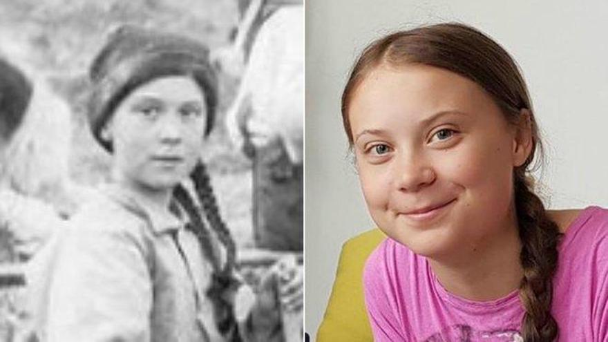 Greta Thunberg, ¿viajera en el tiempo?