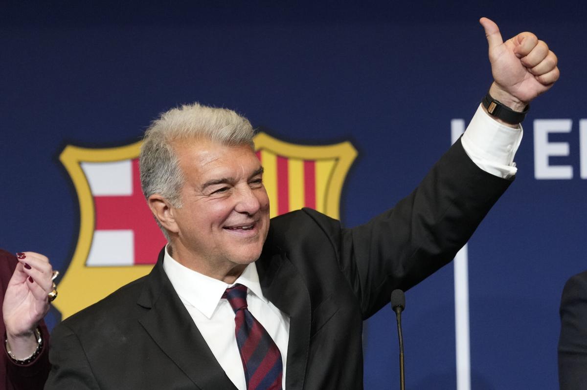 El presidente del FC Barcelona, Joan Laporta, en una foto de archivo. EFE / Enric Fontcuberta