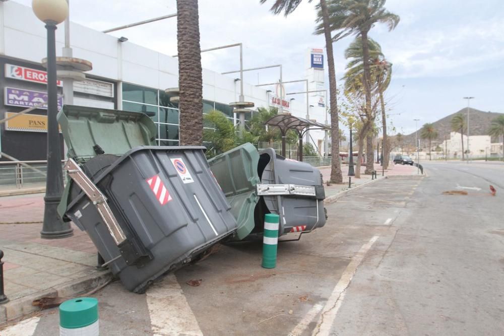 La borrasca Ana, a su paso por Cartagena