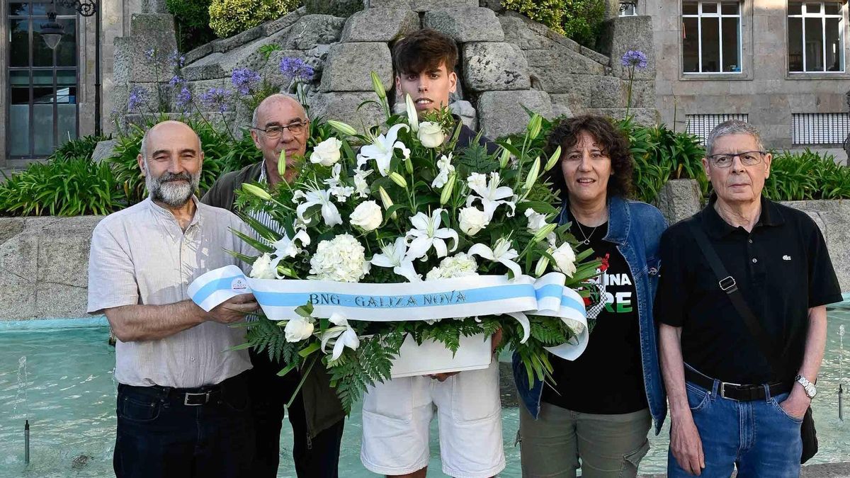 Homenaje del BNG a Curros Enríquez