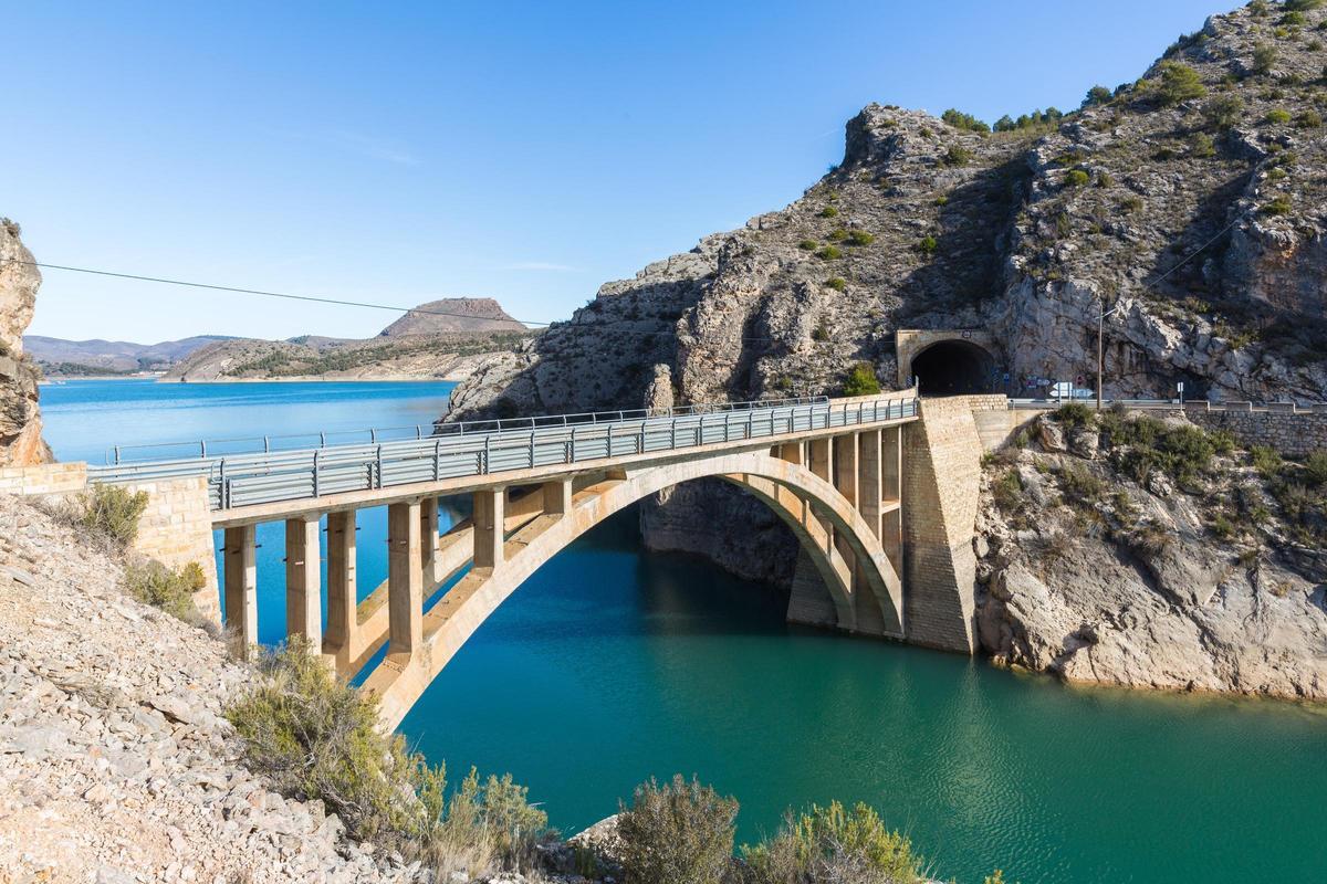 Embalse de la Tranquera, en el término municipal de Carenas, en la Comarca de Calatayud.