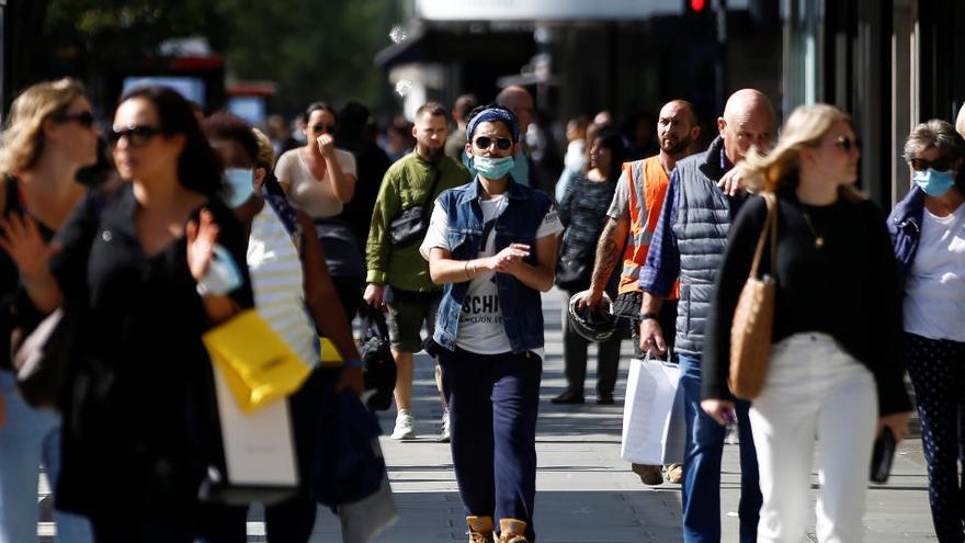 Ambiente en Oxford Street, en Londres