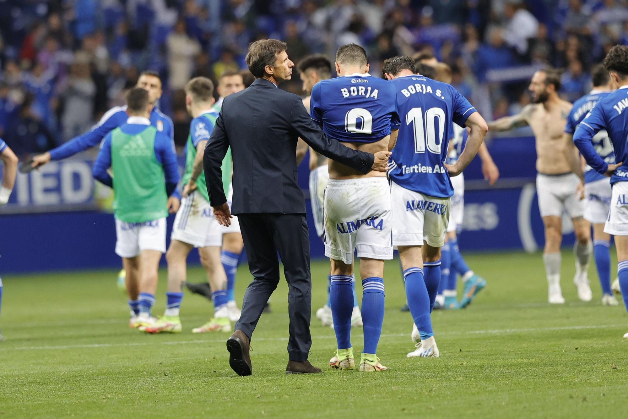 El partido del Oviedo ante el Ibiza, en imágenes