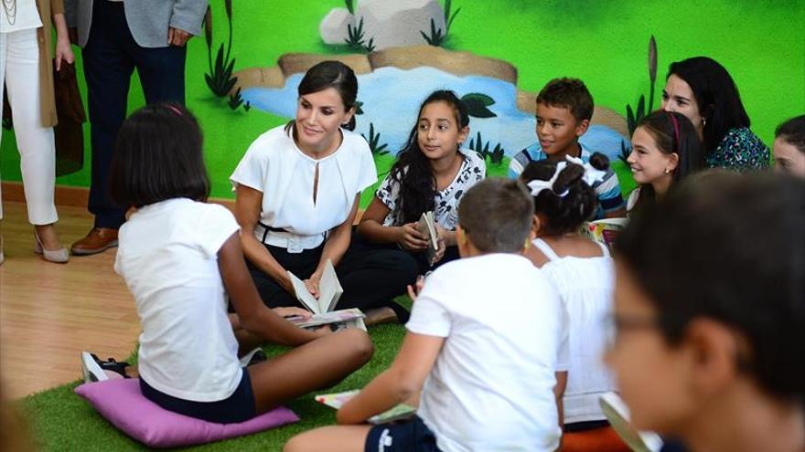 La reina inaugura el curso escolar con 408 alumnos de Torrejoncillo