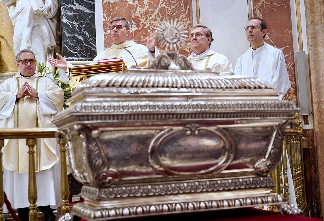 Las reliquias de San Francisco de Borja ya están en València