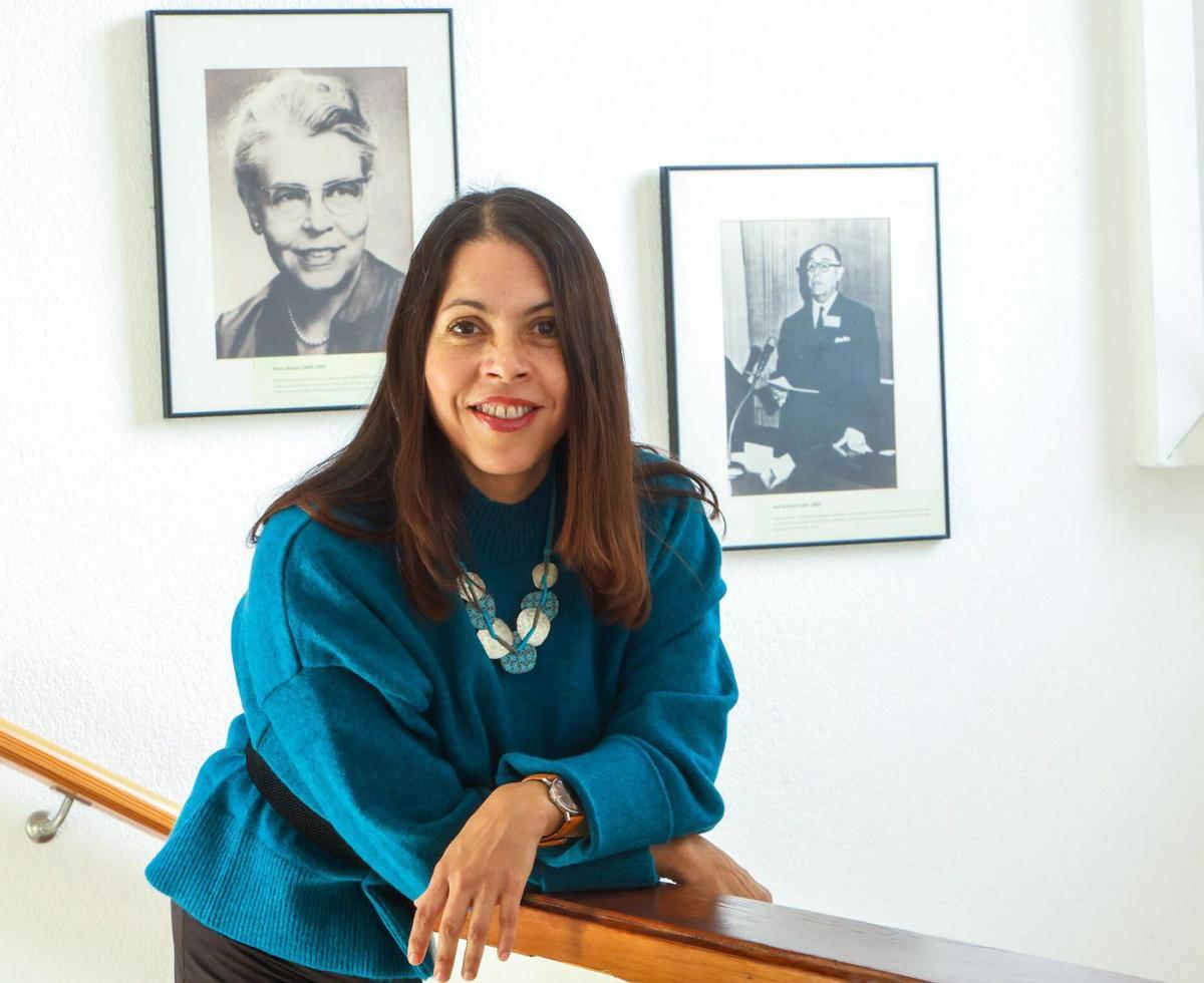 El profesor de origen alemán,
 Arno Formella, en el campus 
de Ourense de la UVigo. 
 |   I. Osorio